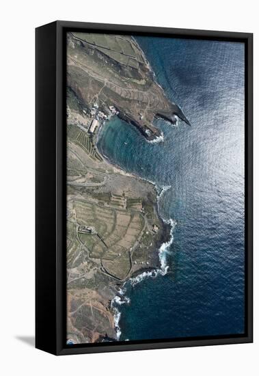 Tenerife, El Puertito, La Caleta, Costa Adeje, Volcano Coast-Frank Fleischmann-Framed Premier Image Canvas