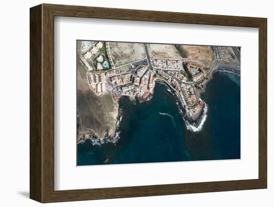 Tenerife, La Caleta, Aerial Picture, Beach, the Atlantic-Frank Fleischmann-Framed Photographic Print