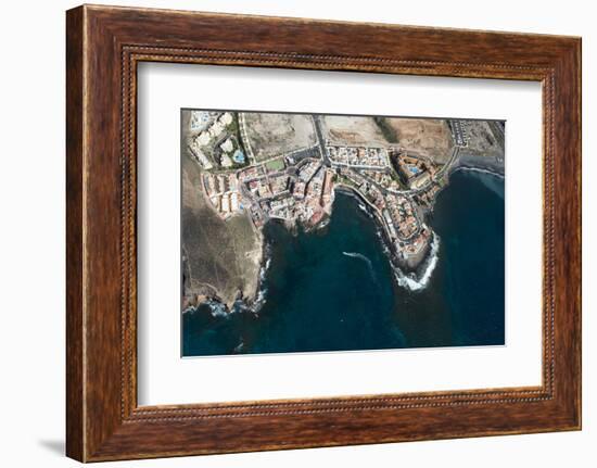 Tenerife, La Caleta, Aerial Picture, Beach, the Atlantic-Frank Fleischmann-Framed Photographic Print