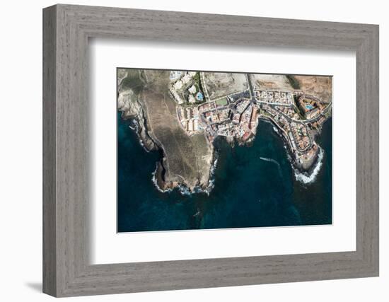 Tenerife, La Caleta, Aerial Picture, Beach, the Atlantic-Frank Fleischmann-Framed Photographic Print