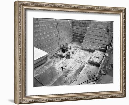 Tenino Sandstone Quarry, 1909-Ashael Curtis-Framed Giclee Print