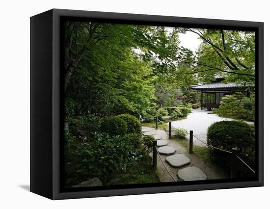 Tenjuan Garden in Nanzen Ji Temple, Kyoto, Japan, Asia-null-Framed Premier Image Canvas