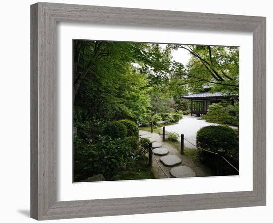 Tenjuan Garden in Nanzen Ji Temple, Kyoto, Japan, Asia-null-Framed Photographic Print