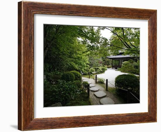 Tenjuan Garden in Nanzen Ji Temple, Kyoto, Japan, Asia-null-Framed Photographic Print