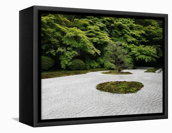Tenjuan Stone Garden in Nanzen Ji Temple, Kyoto, Japan, Asia-null-Framed Premier Image Canvas