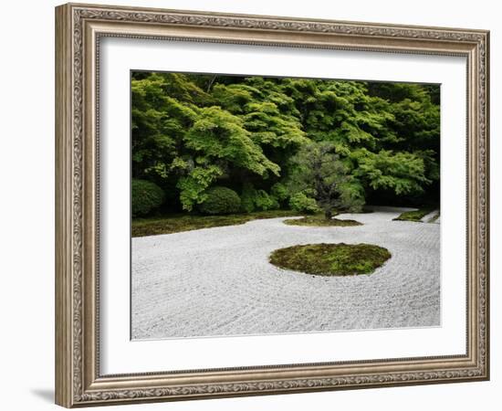 Tenjuan Stone Garden in Nanzen Ji Temple, Kyoto, Japan, Asia-null-Framed Photographic Print