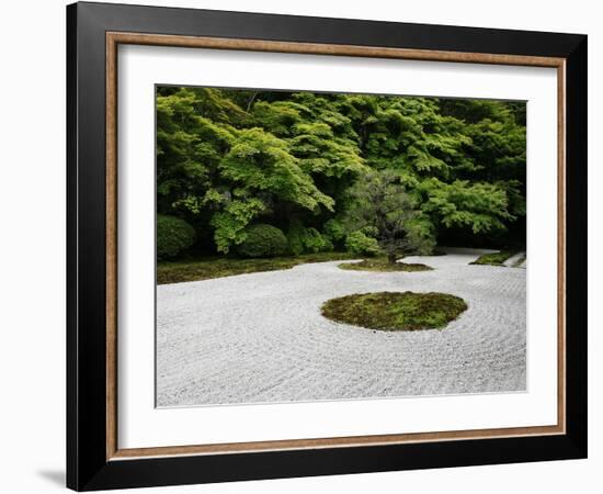 Tenjuan Stone Garden in Nanzen Ji Temple, Kyoto, Japan, Asia-null-Framed Photographic Print