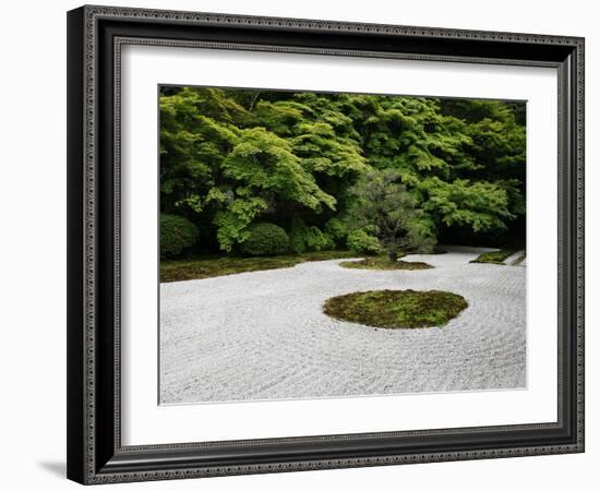Tenjuan Stone Garden in Nanzen Ji Temple, Kyoto, Japan, Asia-null-Framed Photographic Print