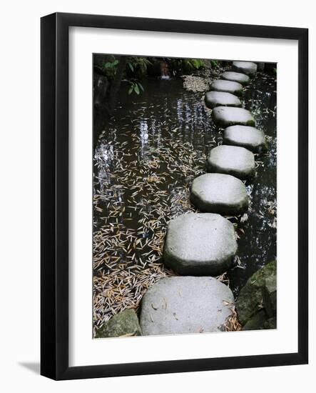 Tenjuan Wet Garden in Nanzen Ji Temple, Kyoto, Japan, Asia-null-Framed Photographic Print