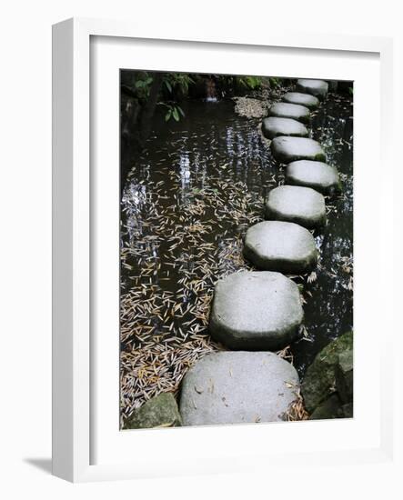 Tenjuan Wet Garden in Nanzen Ji Temple, Kyoto, Japan, Asia-null-Framed Photographic Print