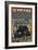 Tennessee - Black Bears Vintage Sign-Lantern Press-Framed Art Print