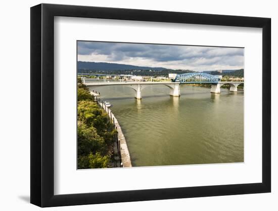 Tennessee. Chattanooga, Appalachia, Tennessee River Basin view-Alison Jones-Framed Photographic Print