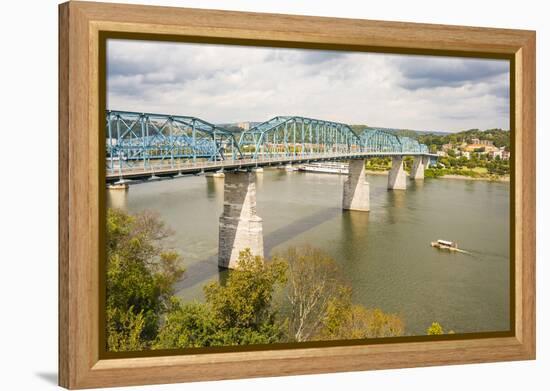 Tennessee. Chattanooga, Appalachia, Tennessee River Basin view-Alison Jones-Framed Premier Image Canvas