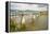 Tennessee. Chattanooga, Appalachia, Tennessee River Basin view-Alison Jones-Framed Premier Image Canvas