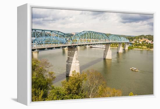 Tennessee. Chattanooga, Appalachia, Tennessee River Basin view-Alison Jones-Framed Premier Image Canvas