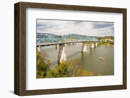 Tennessee. Chattanooga, Appalachia, Tennessee River Basin view-Alison Jones-Framed Photographic Print