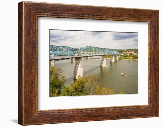 Tennessee. Chattanooga, Appalachia, Tennessee River Basin view-Alison Jones-Framed Photographic Print