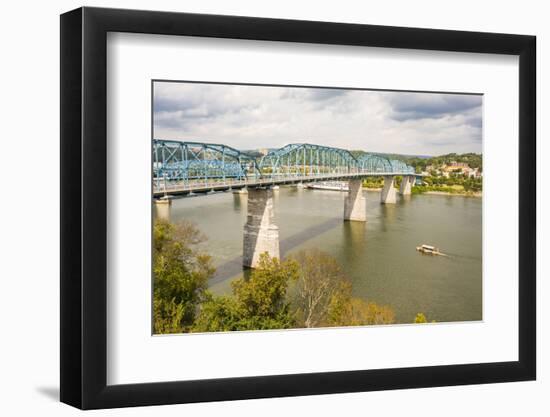 Tennessee. Chattanooga, Appalachia, Tennessee River Basin view-Alison Jones-Framed Photographic Print