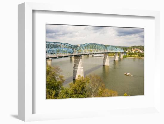 Tennessee. Chattanooga, Appalachia, Tennessee River Basin view-Alison Jones-Framed Photographic Print