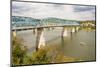 Tennessee. Chattanooga, Appalachia, Tennessee River Basin view-Alison Jones-Mounted Photographic Print