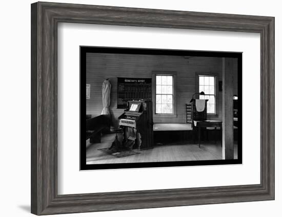 Tennessee Church Interior-Walker Evans-Framed Photo