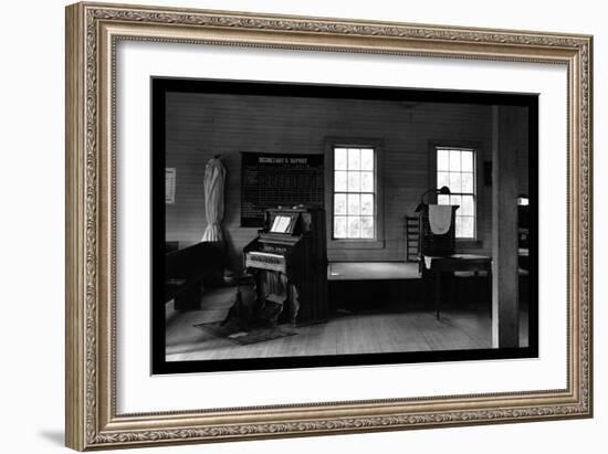 Tennessee Church Interior-Walker Evans-Framed Art Print