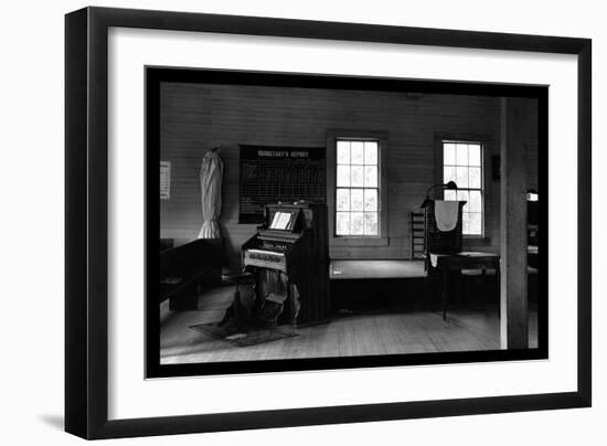 Tennessee Church Interior-Walker Evans-Framed Art Print