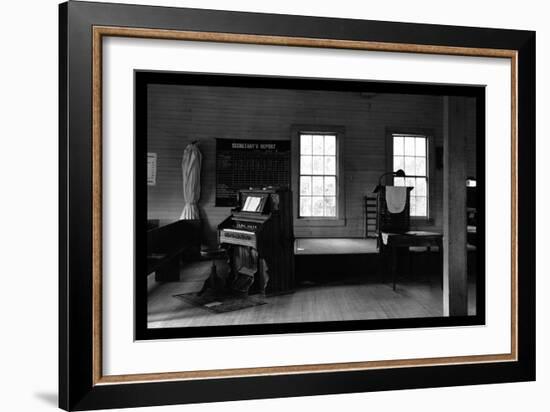 Tennessee Church Interior-Walker Evans-Framed Art Print