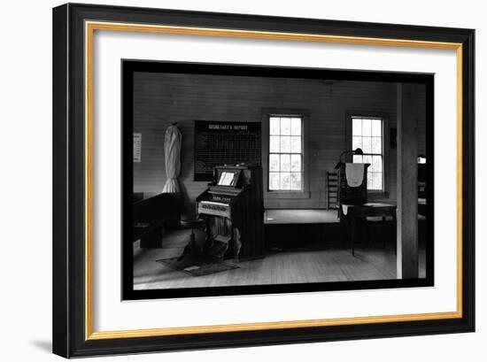 Tennessee Church Interior-Walker Evans-Framed Art Print