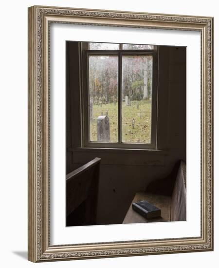 Tennessee, Great Smoky Mountains NP. Methodist Church in Cades Cove-Don Paulson-Framed Photographic Print