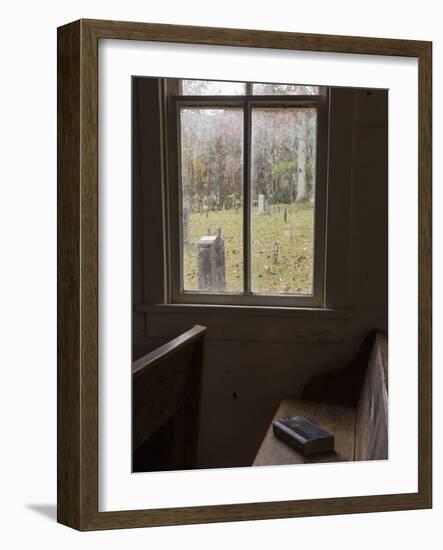 Tennessee, Great Smoky Mountains NP. Methodist Church in Cades Cove-Don Paulson-Framed Photographic Print