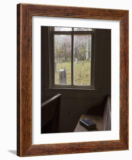 Tennessee, Great Smoky Mountains NP. Methodist Church in Cades Cove-Don Paulson-Framed Photographic Print