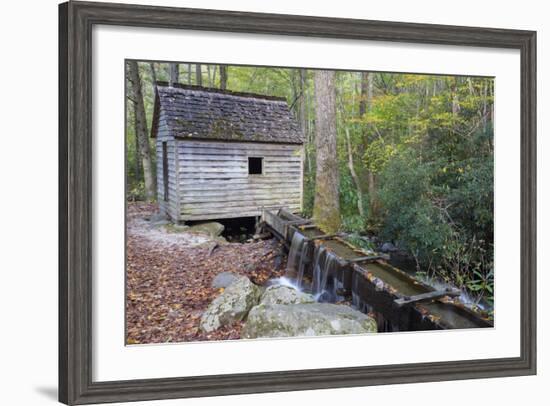 Tennessee, Great Smoky Mountains NP, Tub Mill and Millrace in a Forest-Jamie & Judy Wild-Framed Photographic Print