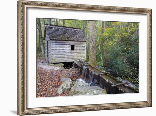 Tennessee, Great Smoky Mountains NP, Tub Mill and Millrace in a Forest-Jamie & Judy Wild-Framed Photographic Print
