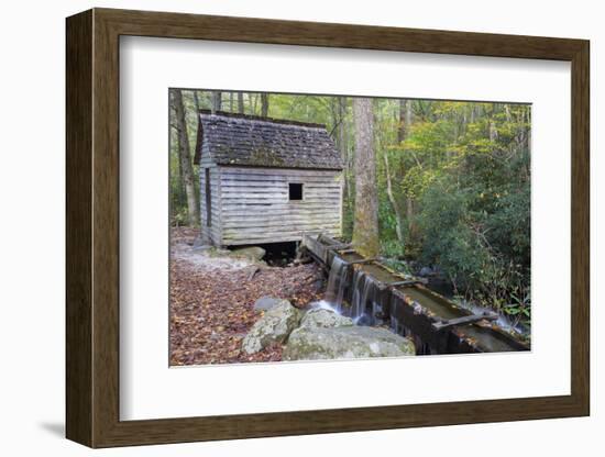 Tennessee, Great Smoky Mountains NP, Tub Mill and Millrace in a Forest-Jamie & Judy Wild-Framed Photographic Print