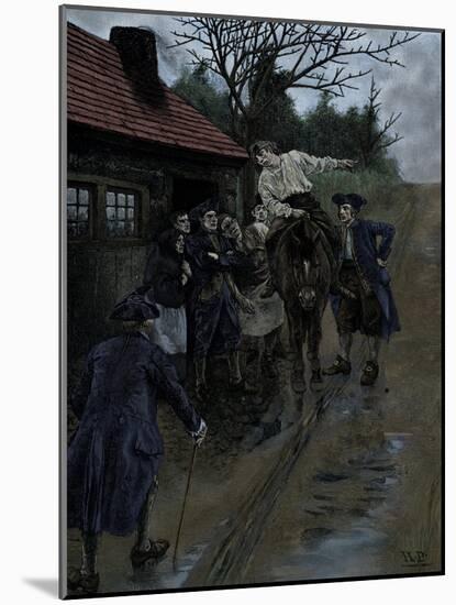 Tennessee settlers-Howard Pyle-Mounted Giclee Print