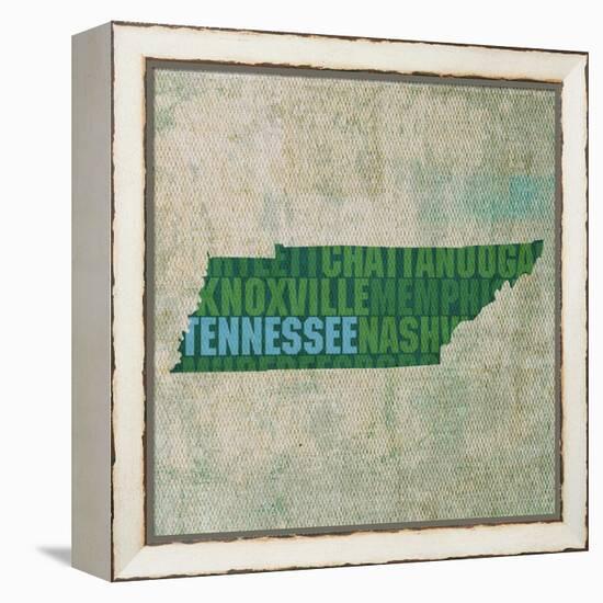 Tennessee State Words-David Bowman-Framed Premier Image Canvas