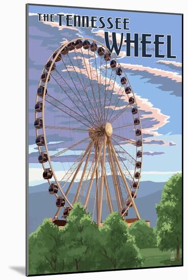 Tennessee - the Great Wheel-Lantern Press-Mounted Art Print