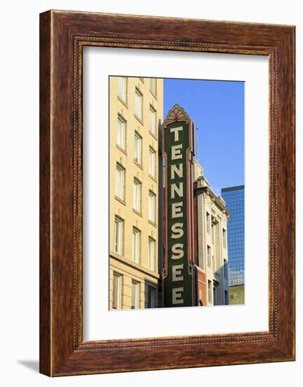 Tennessee Theater on Gay Street, Knoxville, Tennessee, United States of America, North America-Richard Cummins-Framed Photographic Print