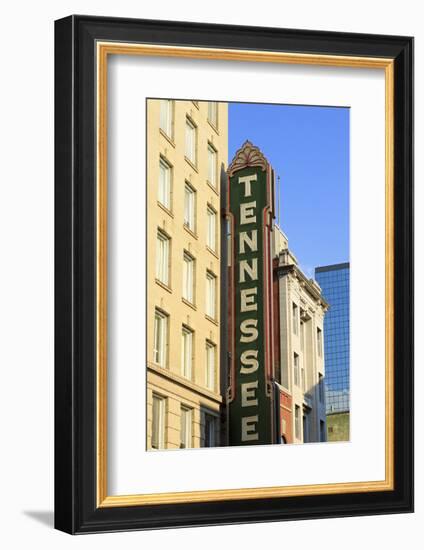 Tennessee Theater on Gay Street, Knoxville, Tennessee, United States of America, North America-Richard Cummins-Framed Photographic Print