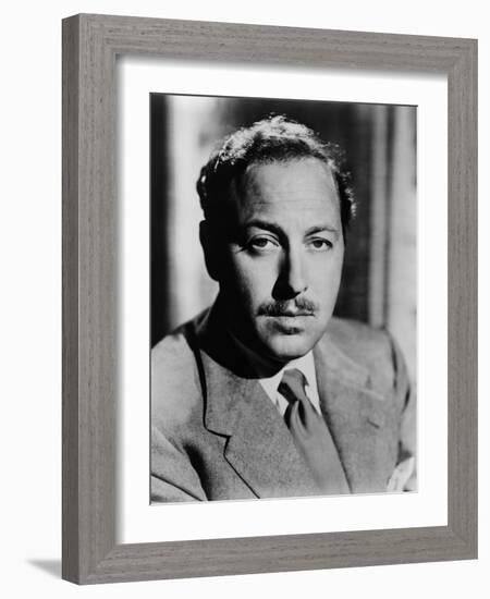 Tennessee Williams, Playwright of 20th Century American Classics in 1952-null-Framed Photo