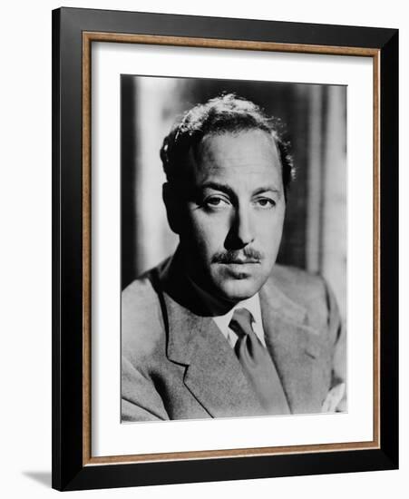 Tennessee Williams, Playwright of 20th Century American Classics in 1952-null-Framed Photo