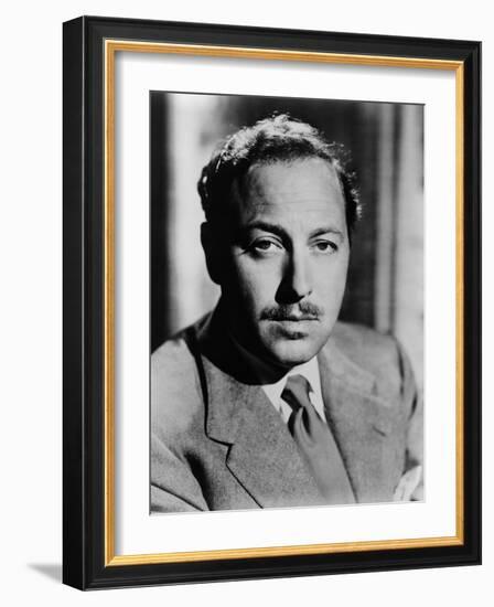 Tennessee Williams, Playwright of 20th Century American Classics in 1952-null-Framed Photo