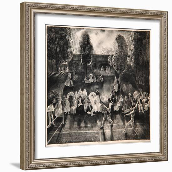 Tennis, 1920-George Wesley Bellows-Framed Giclee Print