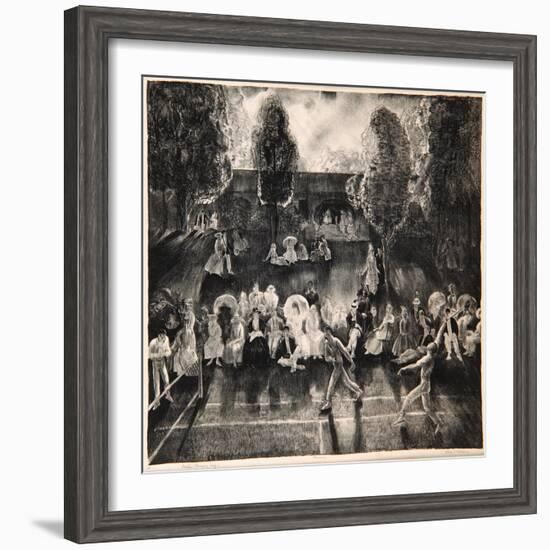 Tennis, 1920-George Wesley Bellows-Framed Giclee Print