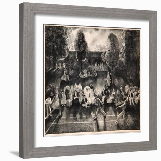 Tennis, 1920-George Wesley Bellows-Framed Giclee Print