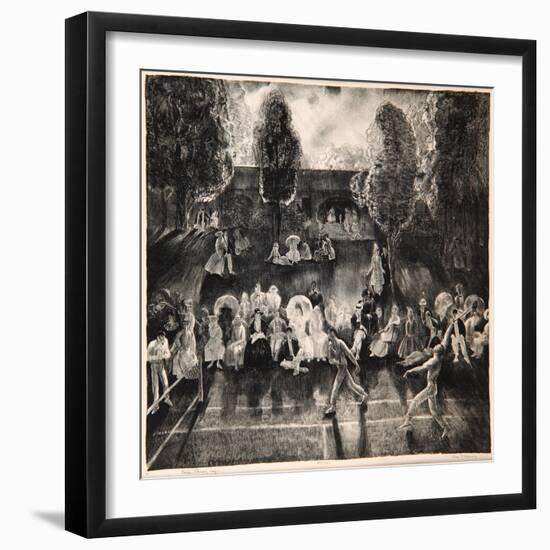 Tennis, 1920-George Wesley Bellows-Framed Giclee Print