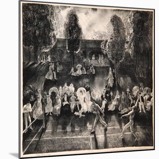 Tennis, 1920-George Wesley Bellows-Mounted Giclee Print