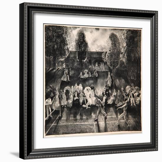 Tennis, 1920-George Wesley Bellows-Framed Giclee Print