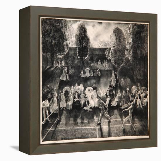 Tennis, 1920-George Wesley Bellows-Framed Premier Image Canvas